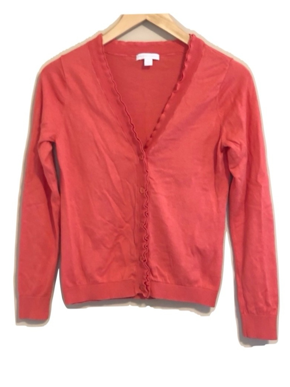 NY&Co Sweater 3 for 15 SALE CLEARANCE Coral Melon Cardigan Small-Medium